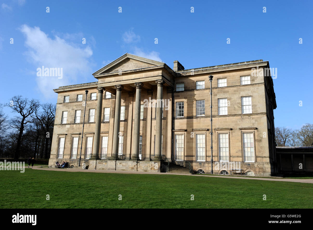 Attingham Park. Vista generale di Attingham Park, Shropshire. Foto Stock