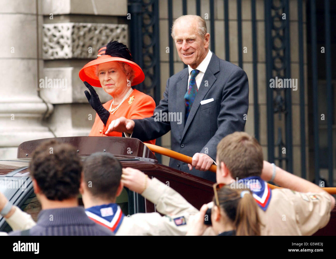 Royalty - Queen Elizabeth II Giubileo d oro Foto Stock