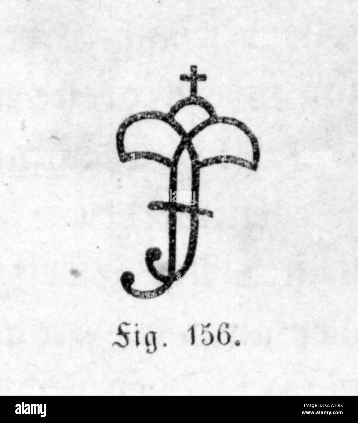 Industria, porcellana, etichette, Fulda porcellana fabbricazione, 1764 - 1789, incisione legno, circa 1865, industria, industrie, etichetta, marchi, marchio registrato, marchio, logo, logo, emblema, emblemi, vescovado Fulda, Hess, Germania, XVIII secolo, industria, porcellana, cina, chinaware, storico, storico, diritti aggiuntivi-clearences-non disponibile Foto Stock
