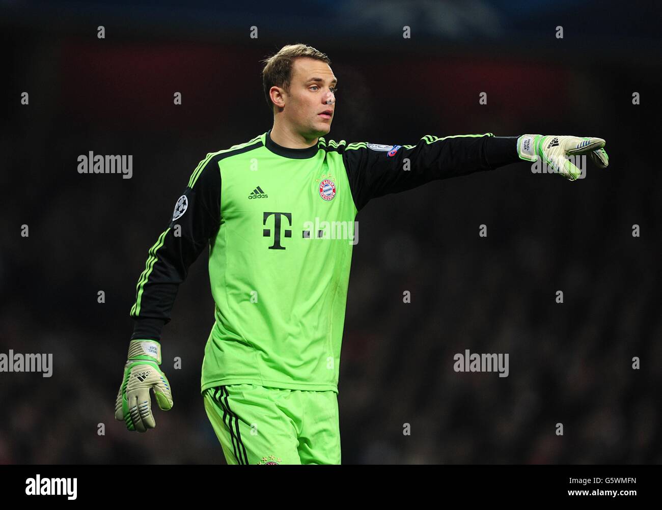 Soccer - UEFA Champions League - Turno di 16 - Prima tappa - Arsenal v Bayern Munich - Emirates Stadium Foto Stock