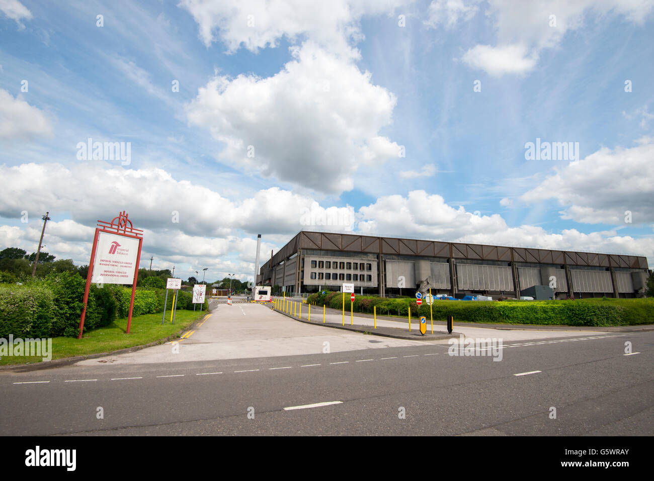 La Imperial Tobacco fabbrica orizzonte su Thane Road in Beeston / Lenton, Nottingham England Regno Unito Foto Stock