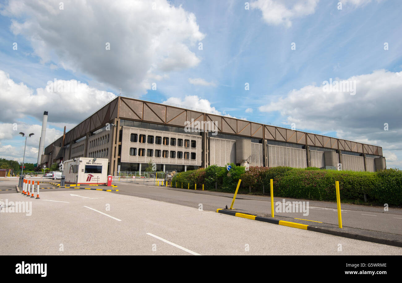 La Imperial Tobacco fabbrica orizzonte su Thane Road in Beeston / Lenton, Nottingham England Regno Unito Foto Stock