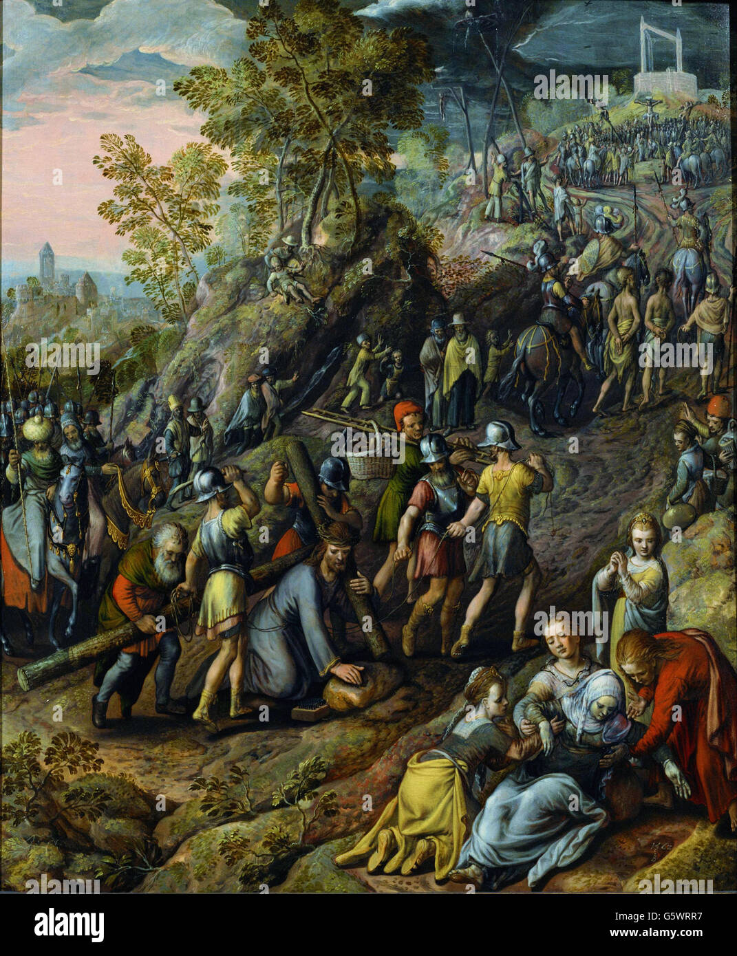 Joachim Beuckelaer - Cristo che porta la croce - Foto Stock