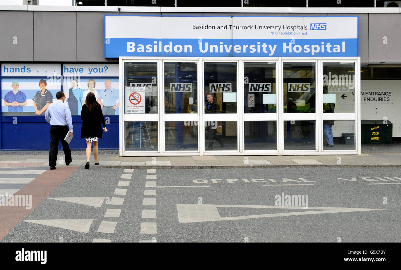 Basildon e Thurrock University Hospital stock Foto Stock