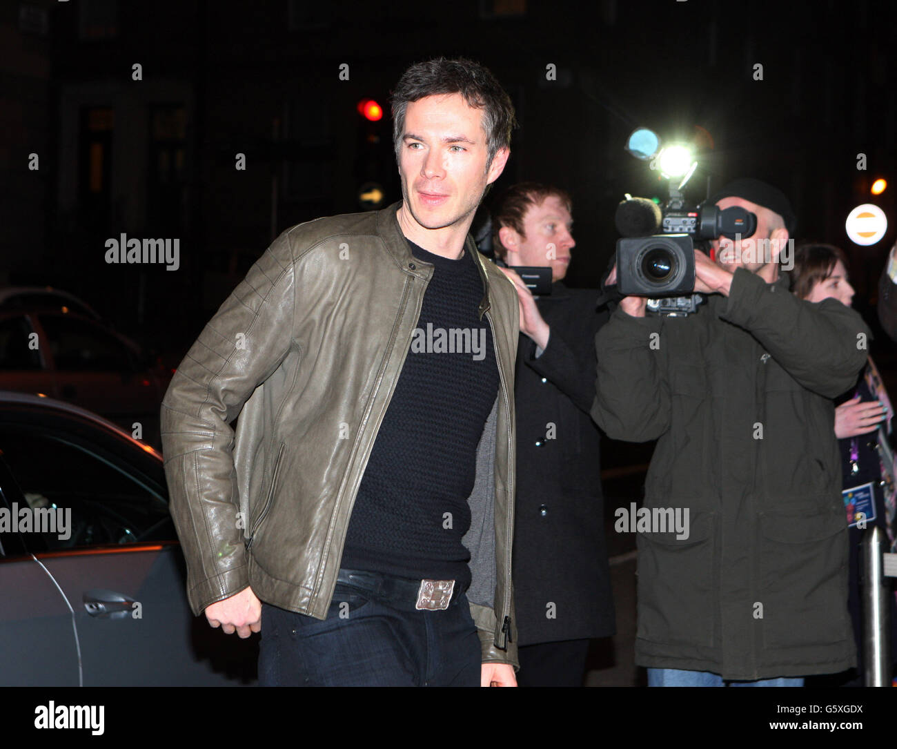 Glasgow Film Festival - Glasgow. L'attore James D'Arcy arriva al Glasgow Film Theatre per la prima proiezione britannica di Cloud Atlas. Foto Stock