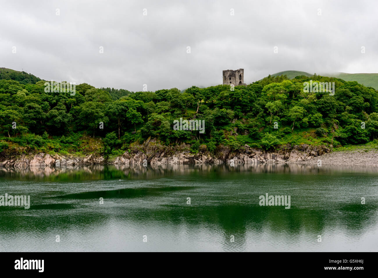 Di Dolbadarn Castle Foto Stock