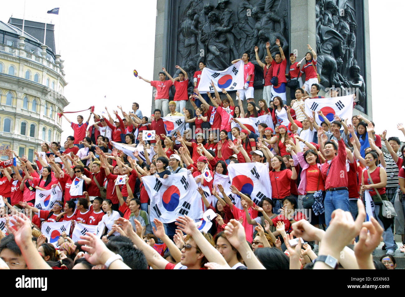 World Cup Korea ventole Foto Stock