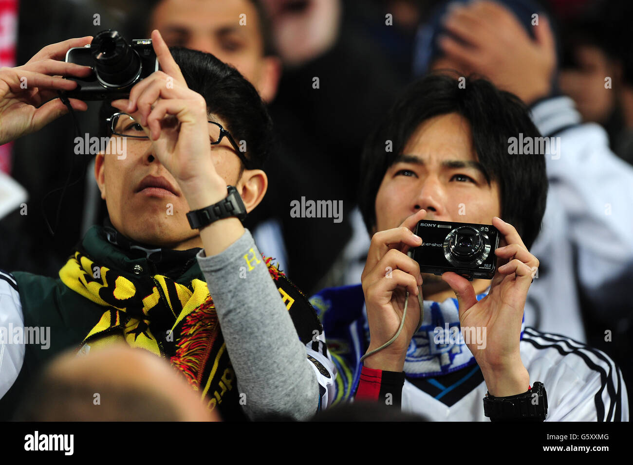 Soccer - UEFA Champions League - Turno di 16 - Prima tappa - Real Madrid v Manchester United - Santiago Bernabeu Foto Stock