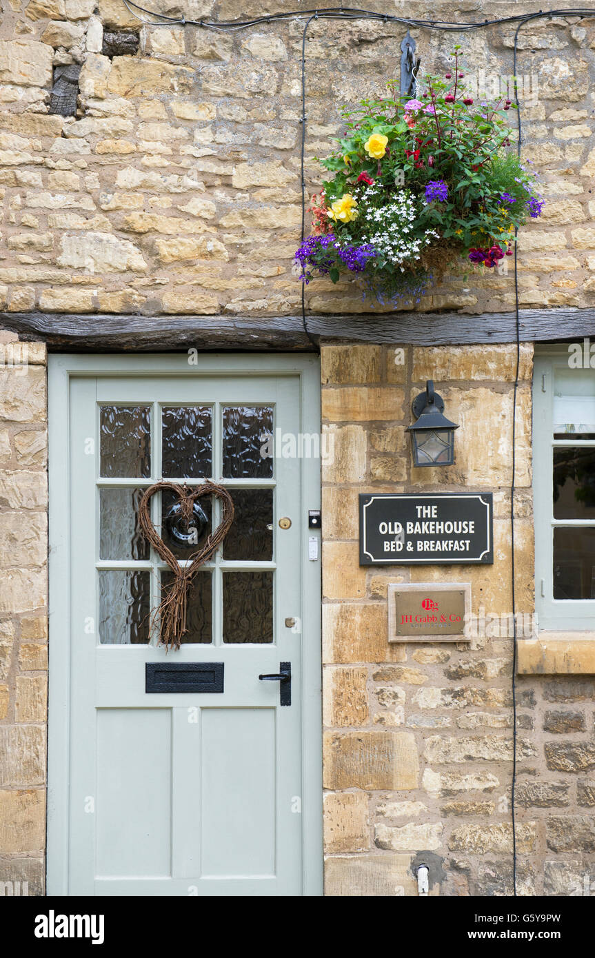 Il vecchio bakehouse B & B in Chipping Campden, Gloucestershire, Inghilterra Foto Stock