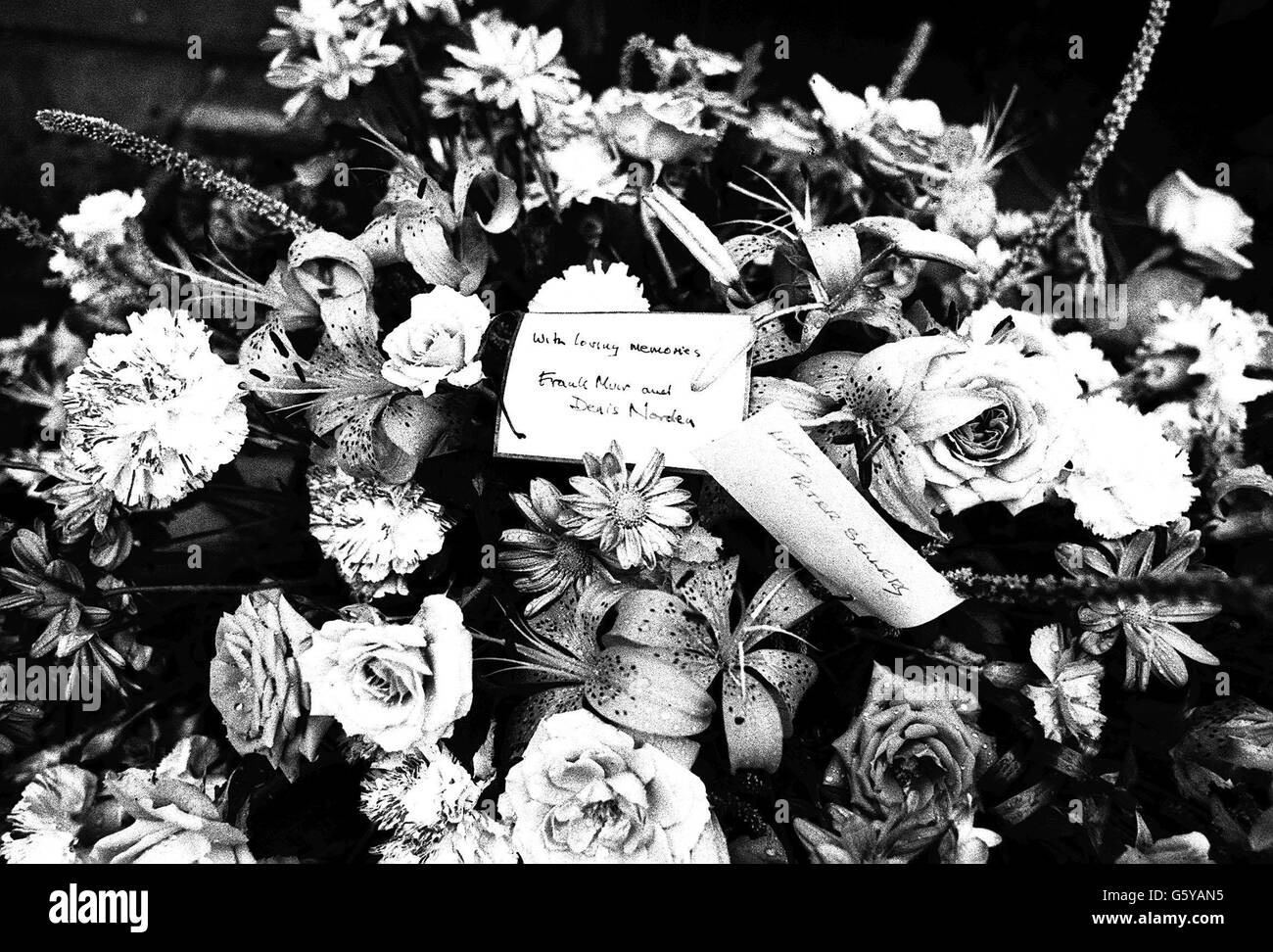Omaggio floreale da Denis Nordon Foto Stock