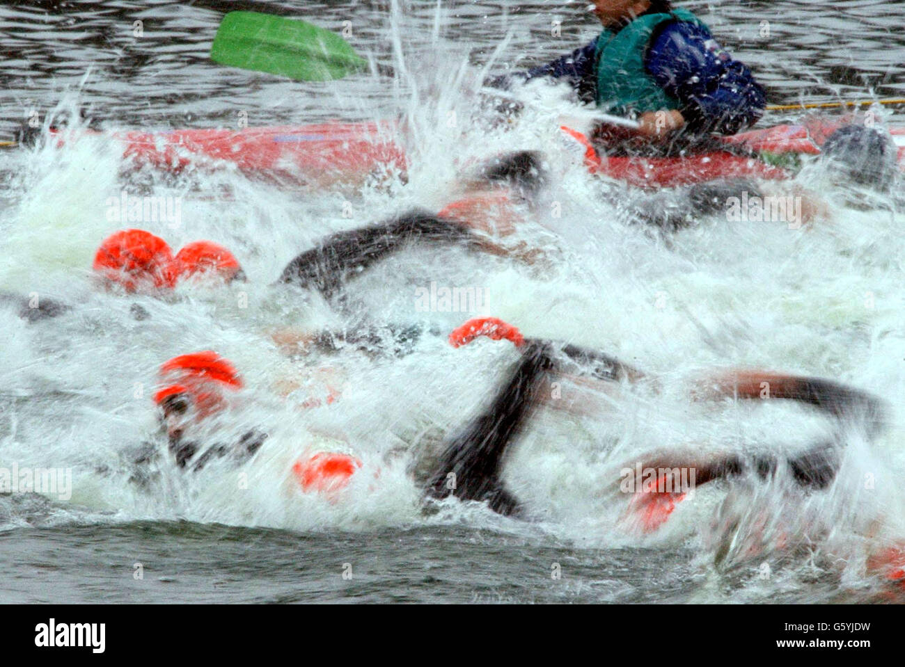 London Triathlon Foto Stock