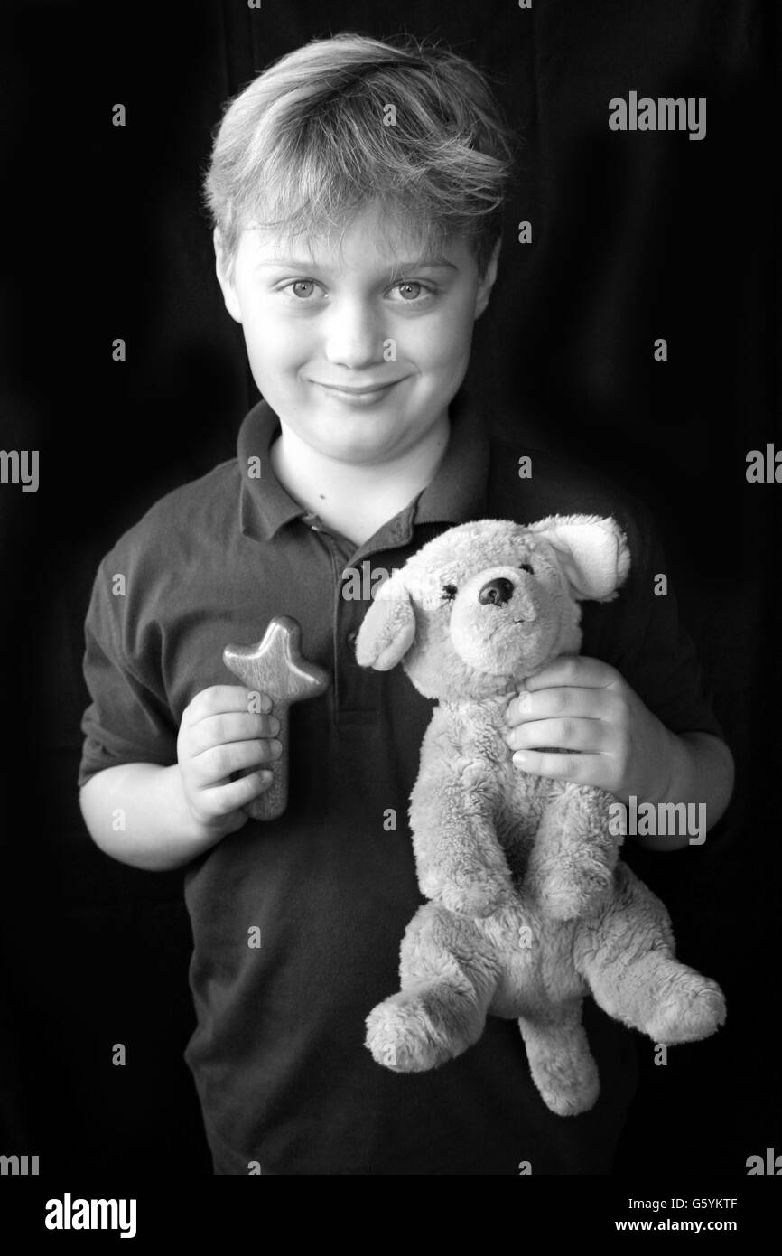 Ritratto di scuola cattolica boy Foto Stock