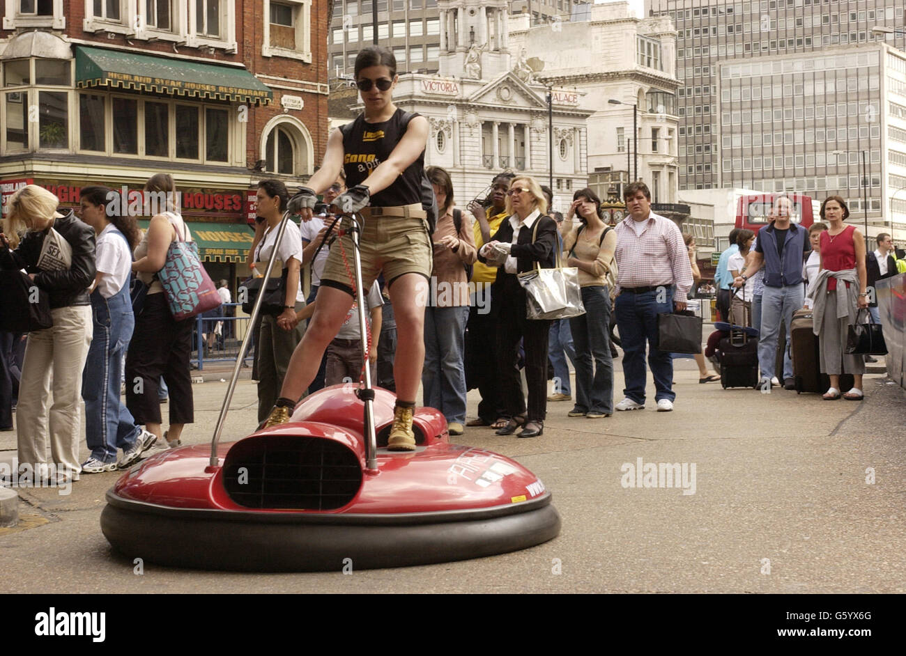 La metropolitana di Londra colpisce -Airboard Foto Stock