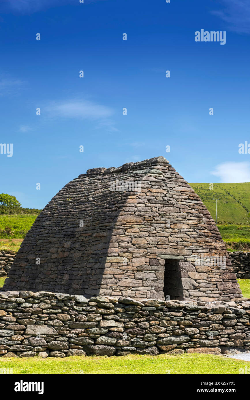 Gallarus oratorio, Dingle, Co. Kerry, Irlanda Foto Stock