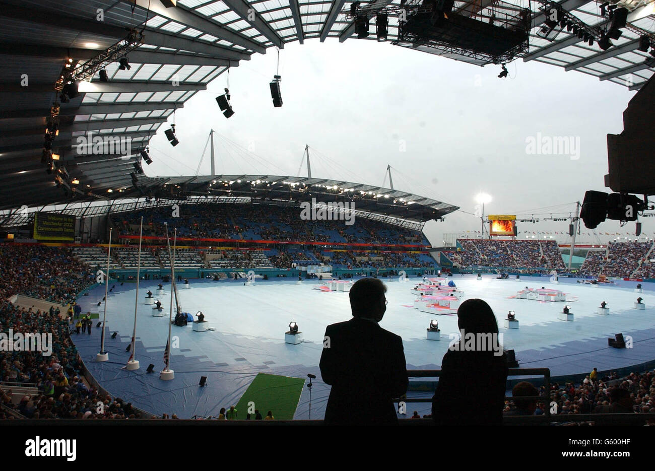 Giochi del Commonwealth cerimonia di apertura Foto Stock