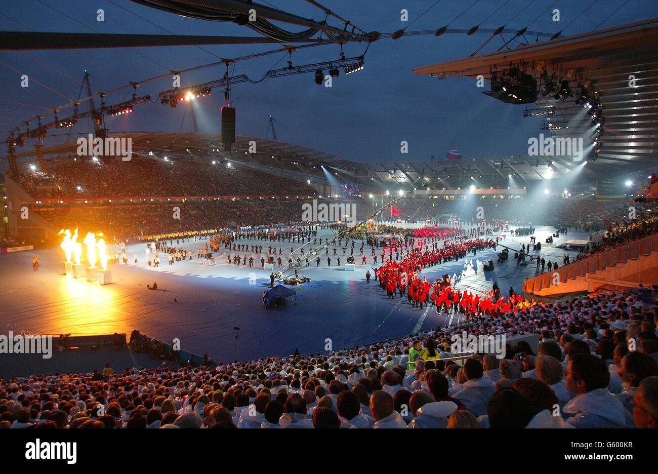 Giochi del Commonwealth cerimonia di apertura Foto Stock