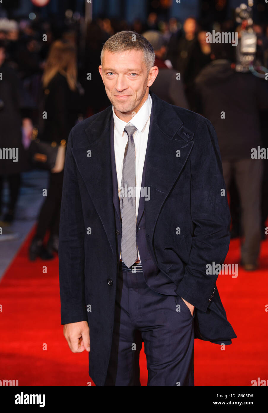 Trance World Premiere - Londra. Vincent Cassel arriva al World Premiere of Trance, all'Odeon West End, a Leicester Square, Londra. Foto Stock