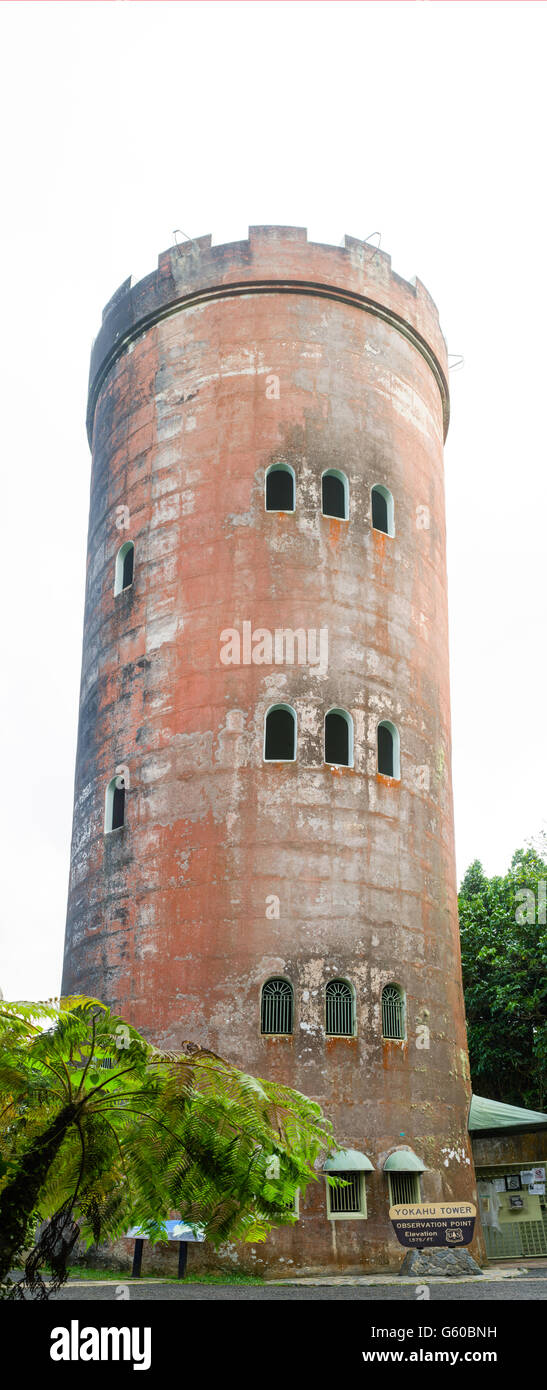 Torre Yokahu, El Yunque National Forest, Puerto Rico Foto Stock
