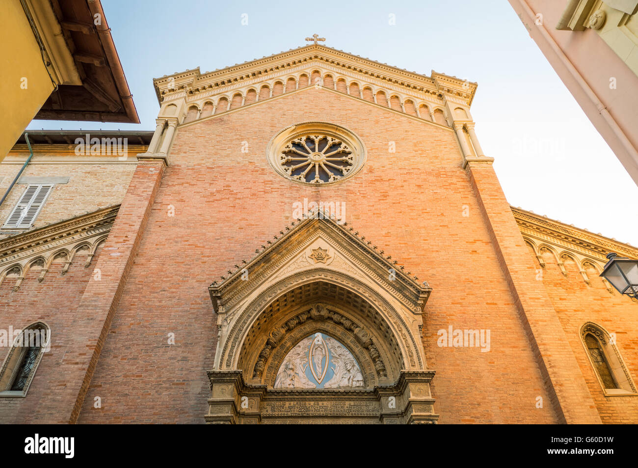 L'Italia, Regione Marche, Senigallia, la parrocchia di Santa Maria della Pace Foto Stock