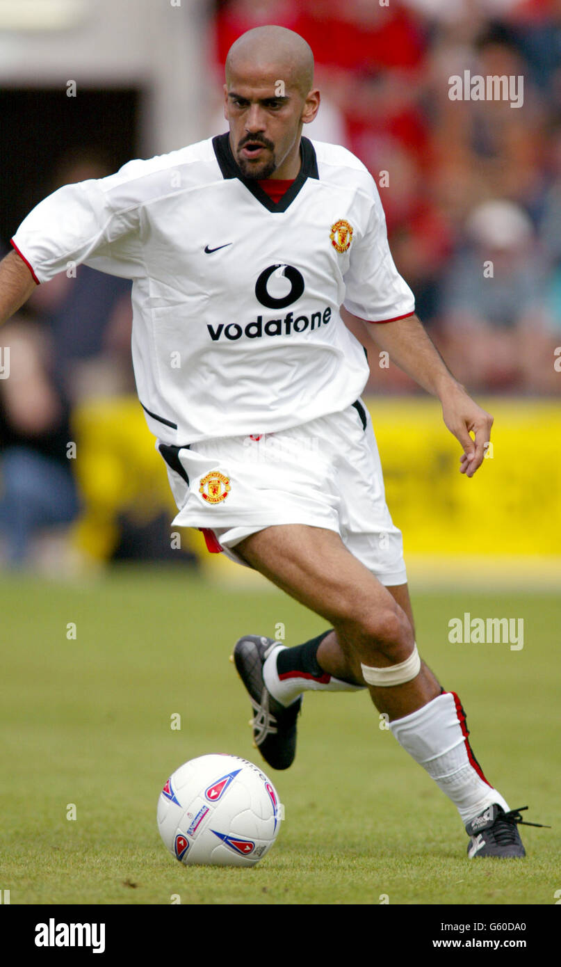 Juan Sebastian Veron del Manchester United Football Club. Foto Stock