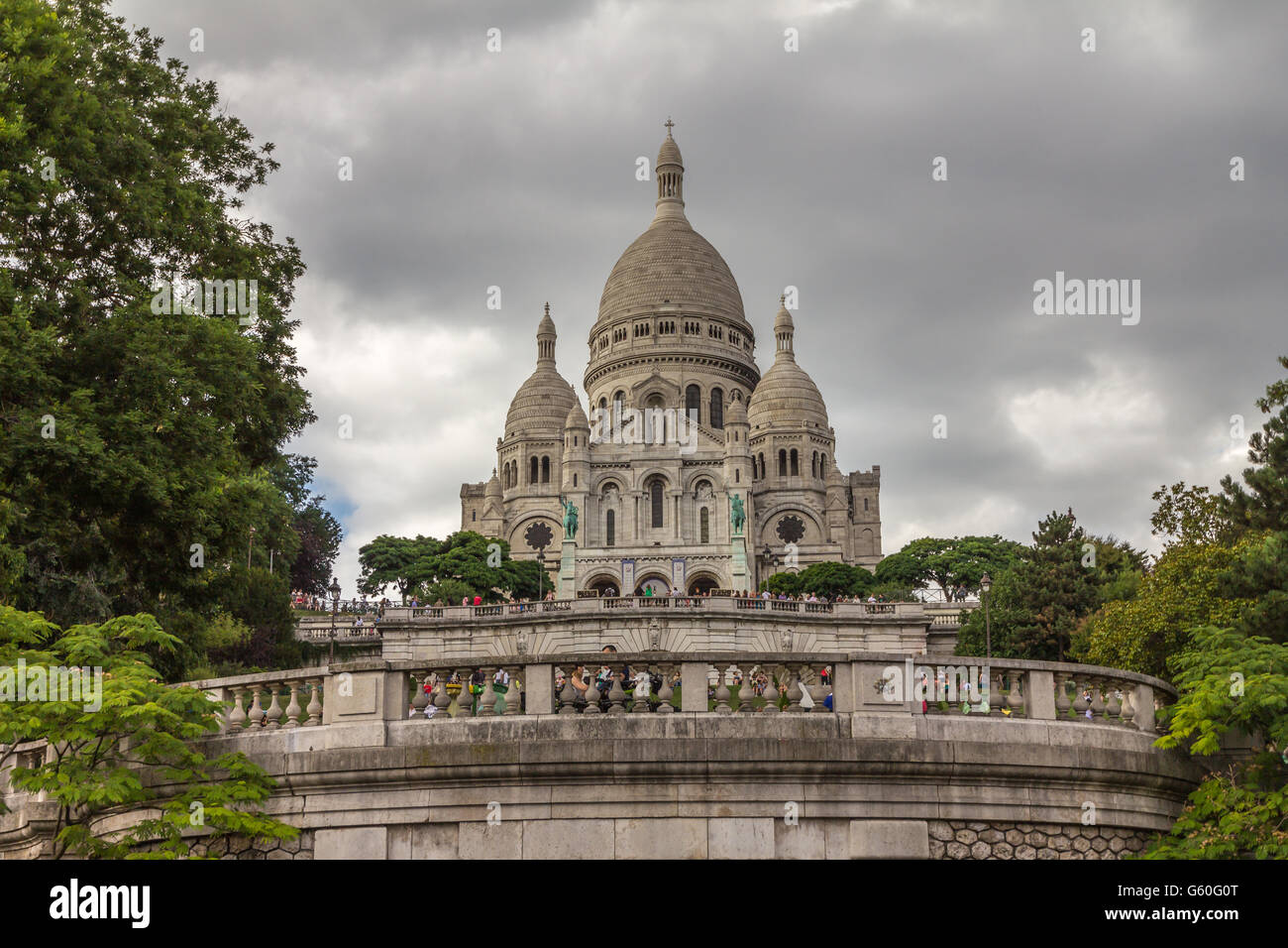 Il Sacre Coeur chiesa a Parigi Foto Stock