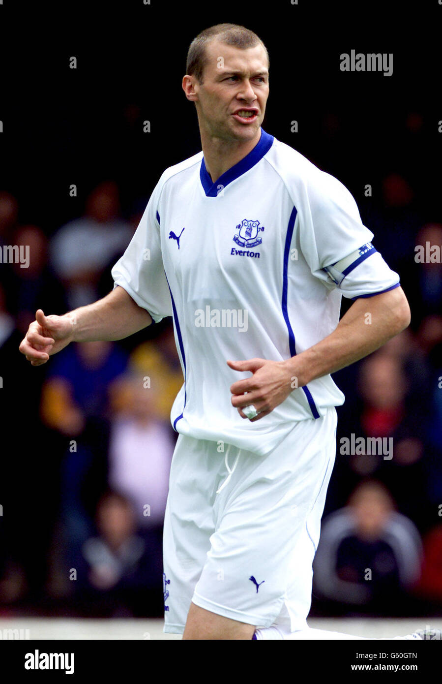 Shrewsbury Town v Everton - Duncan Ferguson Foto Stock