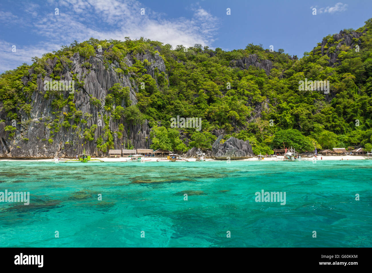 Isola di Palawan nelle Filippine Foto Stock