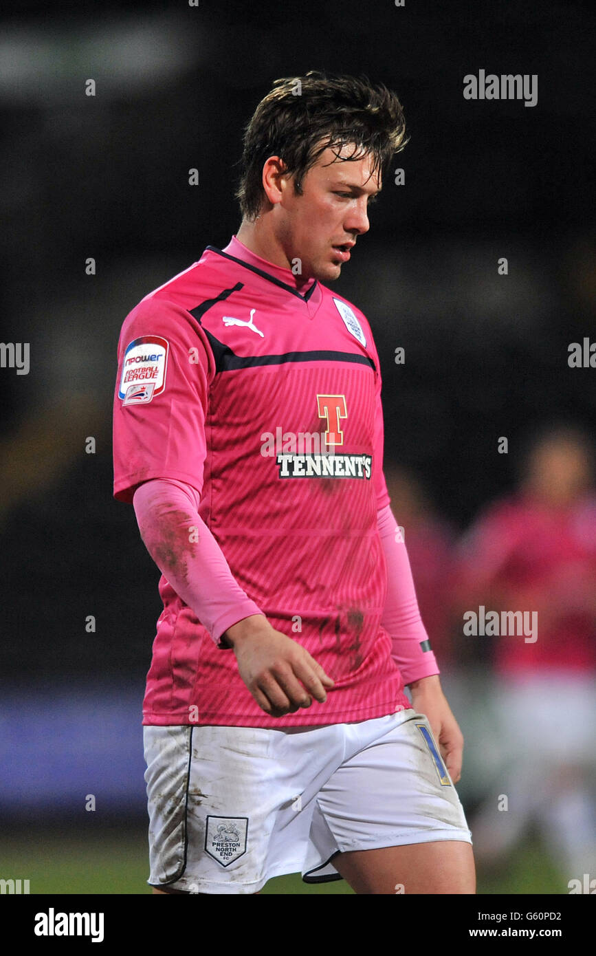 Calcio - Npower Football League One - Notts County v Preston North End - Meadow Lane. Lee Holmes, Preston North End Foto Stock