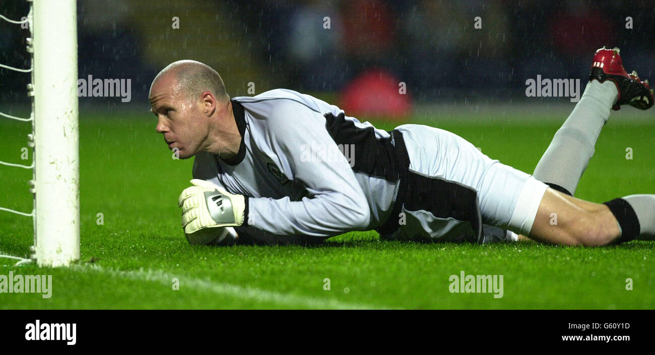 Blackburn Rovers's Brad Freidel in azione contro il Lazio durante un pre-stagione amichevole a Ewood Park. Foto Stock