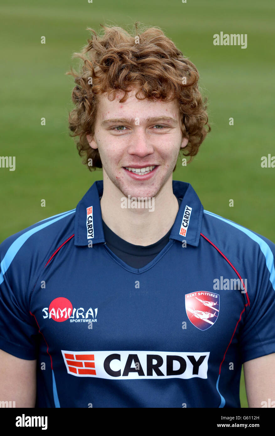 Cricket - 2014 Kent CCC Photocall - St Lawrence Ground. Ivan Thomas, Kent County Cricket Club Foto Stock