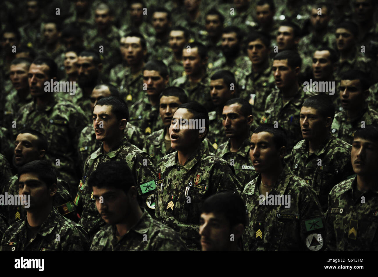 Truppe in Afghanistan Foto Stock