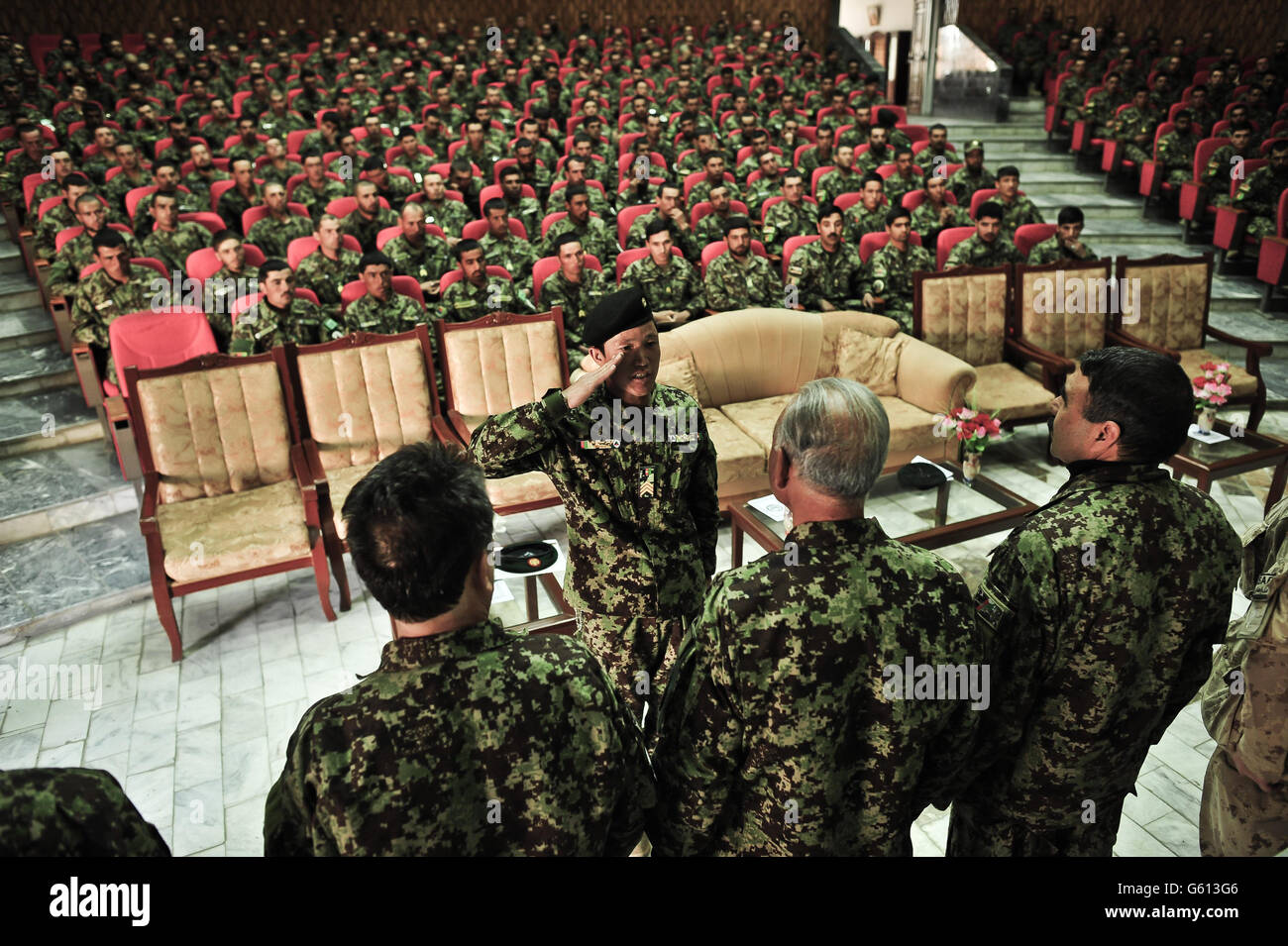 Truppe in Afghanistan Foto Stock