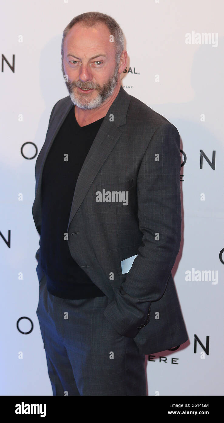 Oblivion premiere - Dublino. Liam Cunningham sul tappeto rosso per la prima di Oblivion. Teatro Savoy Dublino. Foto Stock