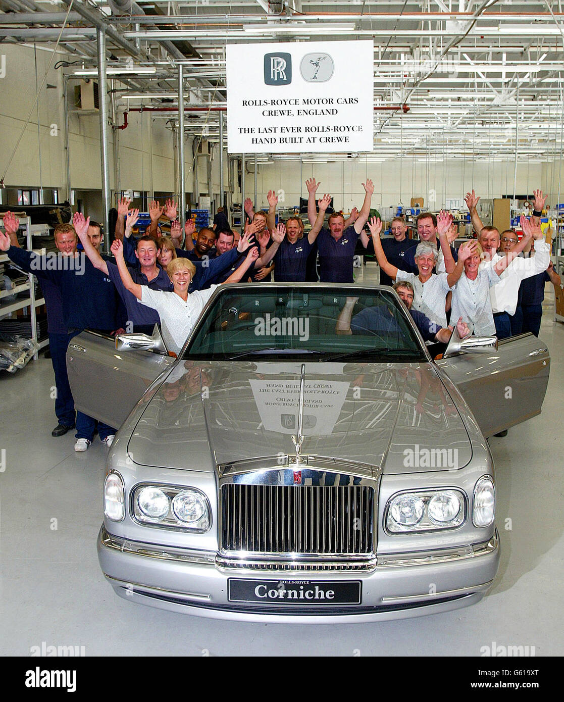 Trasporti - Crewe Rolls Royce impianto si chiude Foto Stock