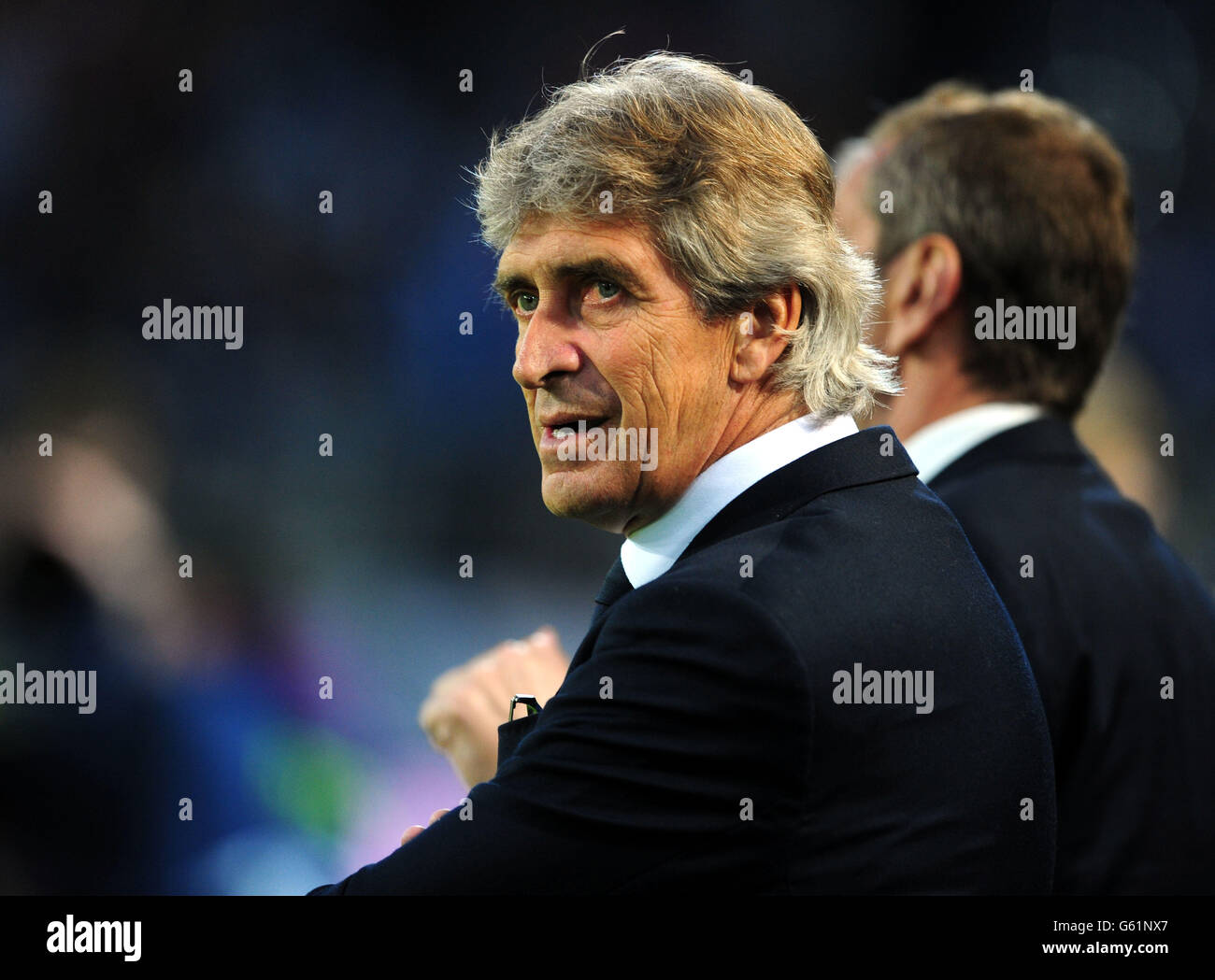 Calcio - UEFA Champions League - quarto finale - seconda tappa - Borussia Dortmund v Malaga CF - Westfalenstadion. L'allenatore di Malaga Manuel Pellegrini prima del gioco Foto Stock