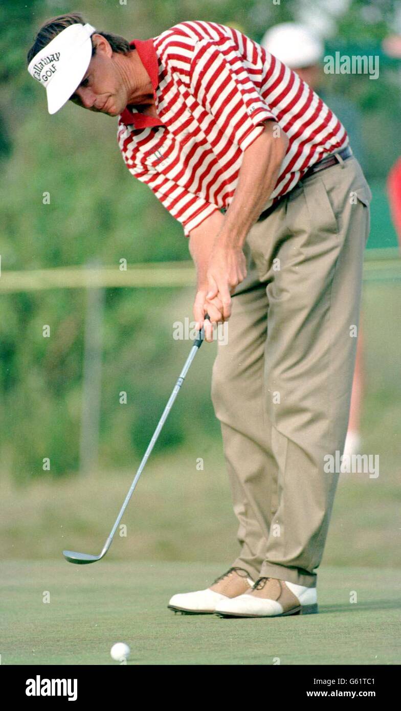 Aprire Azinger putts cuneo Foto Stock