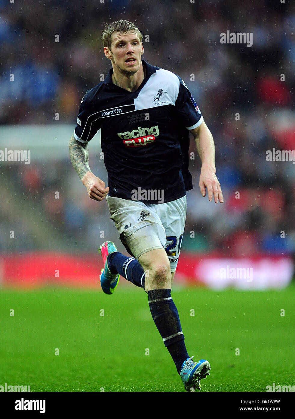 Calcio - fa Cup - Semifinale - Millwall / Wigan Athletic - Stadio di Wembley. Andy Keogh, Millwall Foto Stock