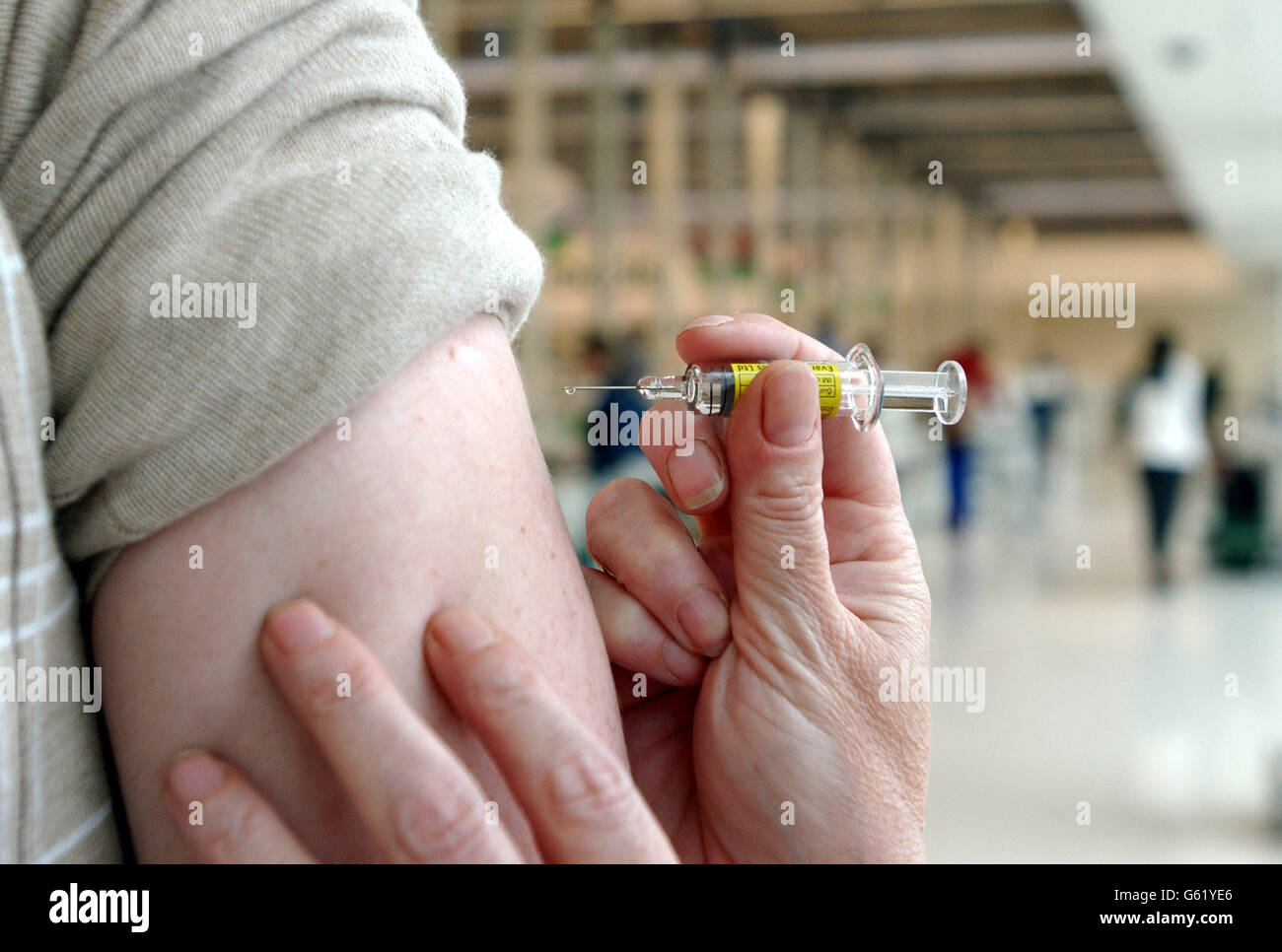 Asda - influenza la vaccinazione Foto Stock