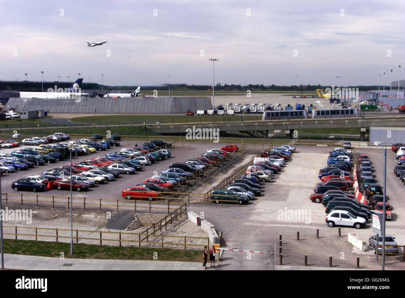 Aeroporto Stansted di Londra. Aeroporto Stansted di Essex. Foto Stock