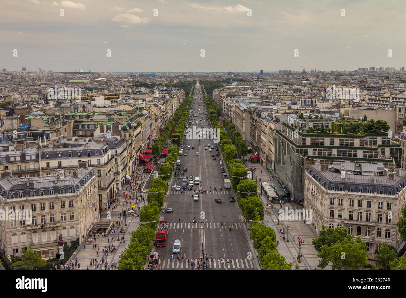 Vista di Parigi Foto Stock