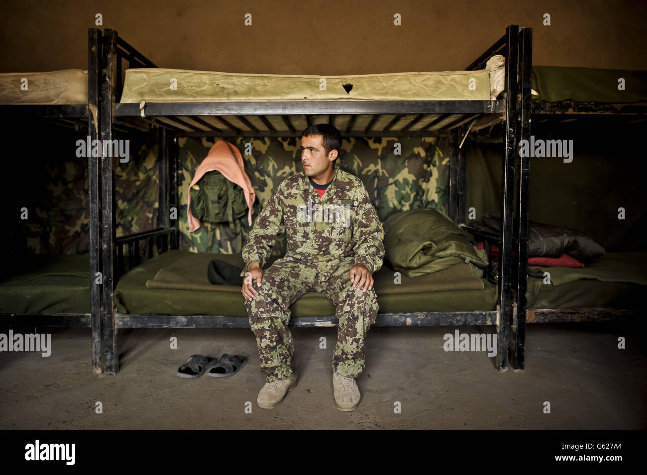 Truppe in Afghanistan Foto Stock