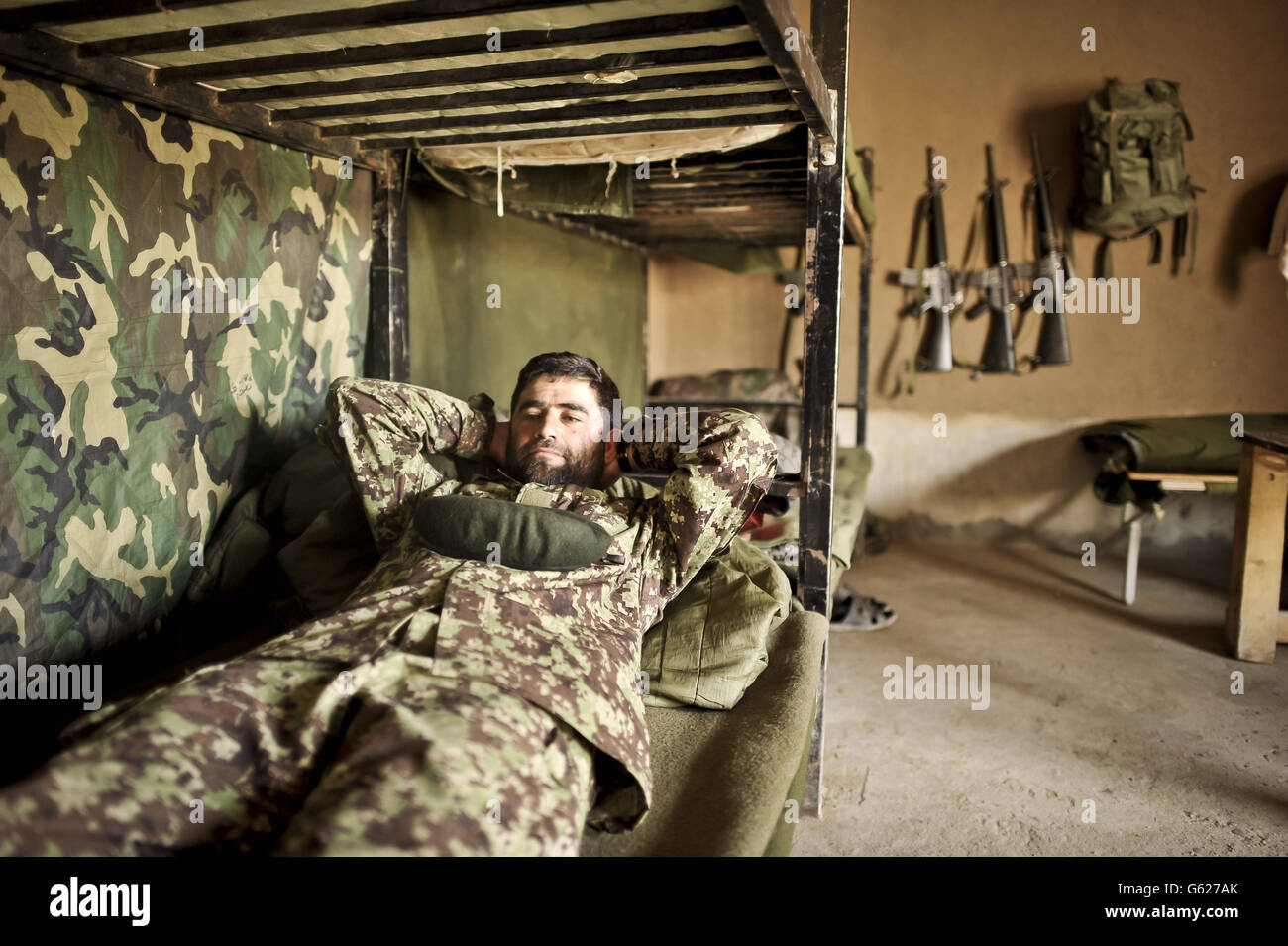 Truppe in Afghanistan Foto Stock