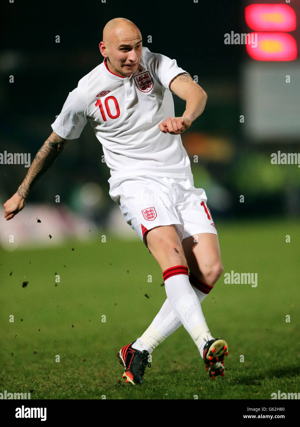 Calcio - Under 21's International - Inghilterra / Romania - Adams Park. Jonjo Shelvey in Inghilterra Foto Stock