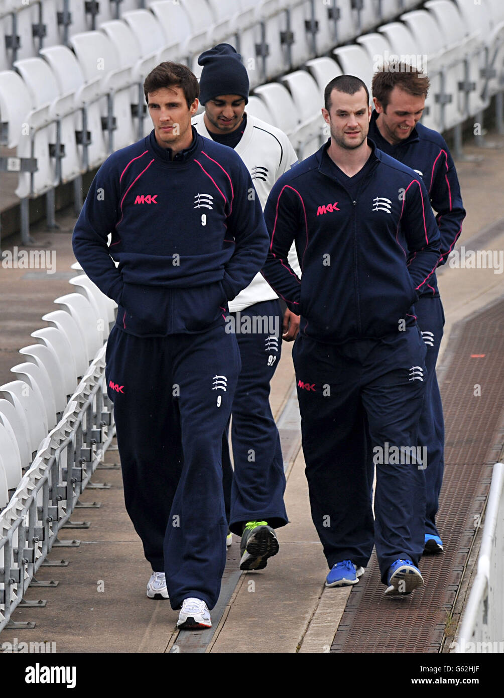 Cricket - LV=County Championship - Division One - Giorno 2 - Nottinghamshire v Middlesex - Trent Bridge Foto Stock