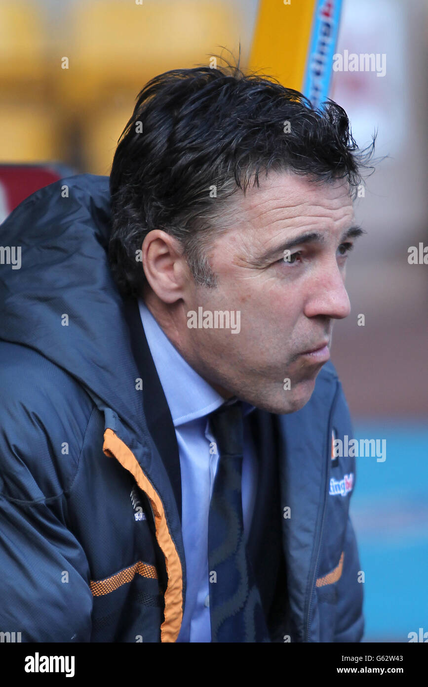 Calcio - campionato della Lega di Calcio di Npower - Wolverhampton Wanderers v Burnley - Molineux. Wolverhampton, direttore di Wanderers, Dean Saunders Foto Stock