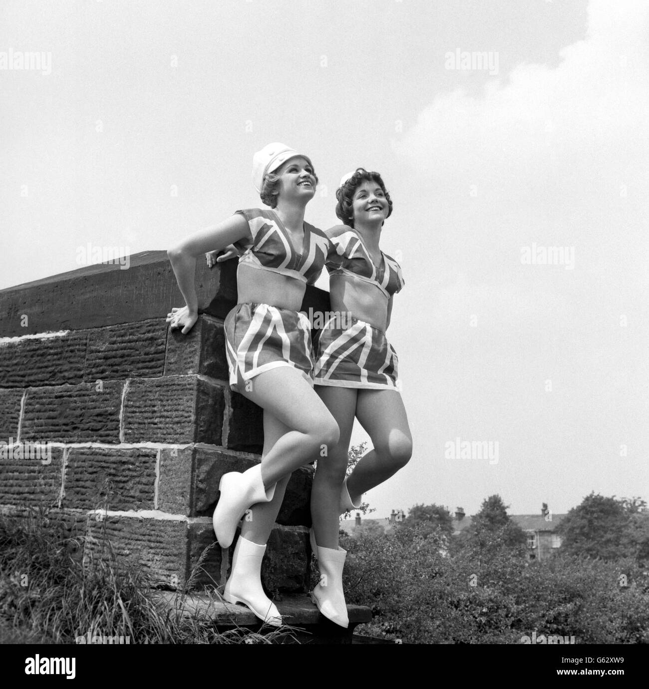 Unione jack abiti Foto Stock