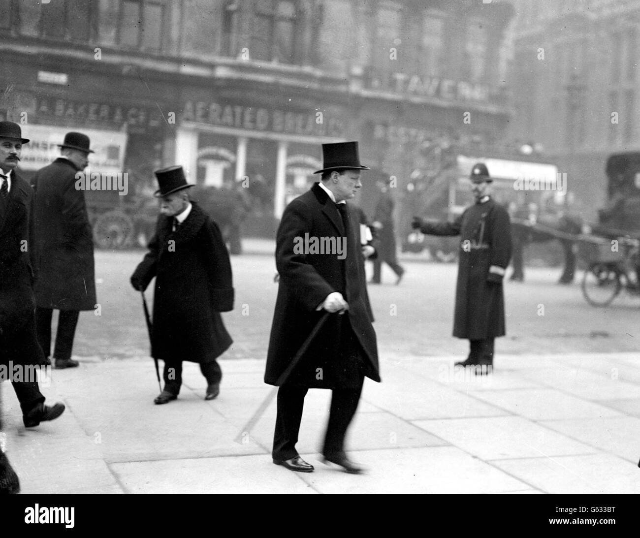 Signor Winston Churchill Foto Stock