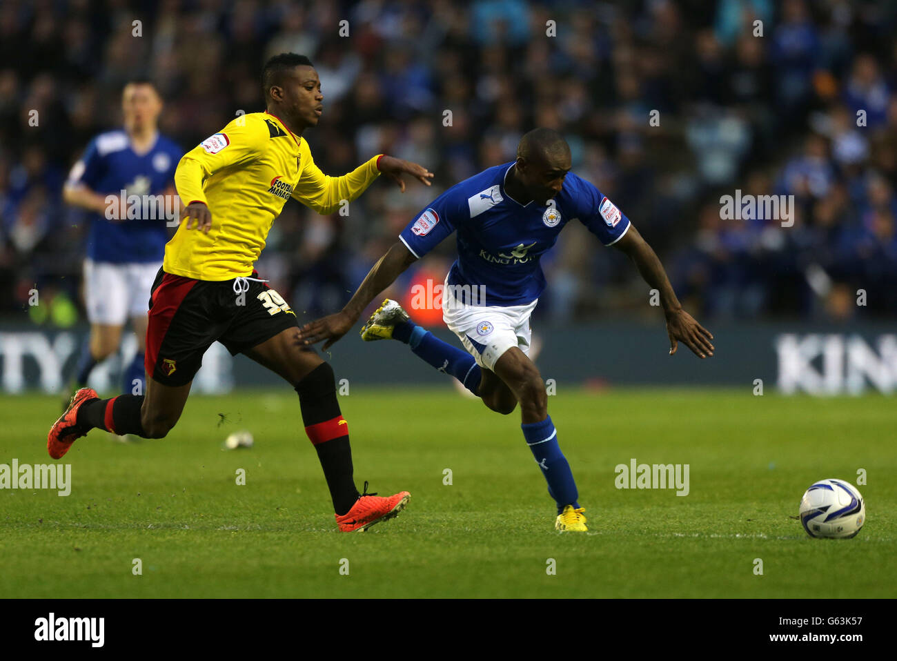 Calcio - npower Football League Championship - Play Off - Semifinale - Prima tappa - Leicester City v Watford - Re dello stadio di potenza Foto Stock