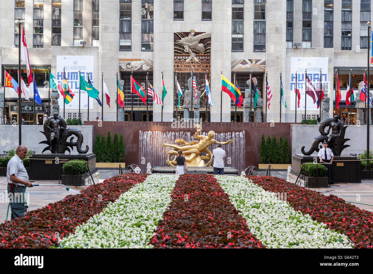 Prometeo Rockefeller Center di New York City Foto Stock