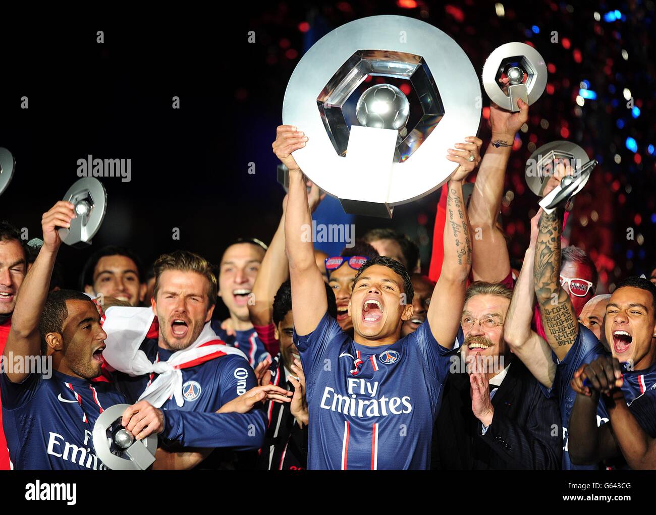 Calcio - Ligue 1 - Paris Saint Germain v Stade Brestois - Parc de Princes Foto Stock
